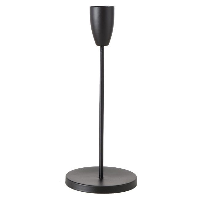 Leuchter Schwarz H20 cm