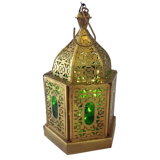 Windlicht Orient Gold H20 x D12 cm