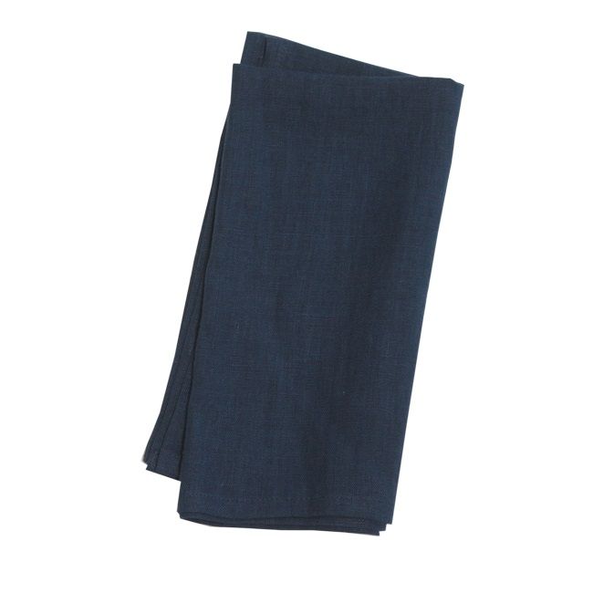 Serviette Stoff Navi-Blau B50 x T50 cm