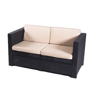 Rattan-Sofa 2Sitzer