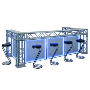 Truss-Bar mit LED-Beleuchtung
