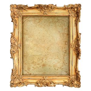 Rahmen Gold B75 x T46 cm