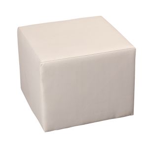 Hocker Weiß B40 x T40 cm