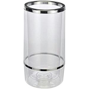 Flaschenkühler Klar H23 cm