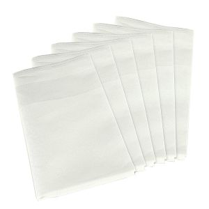 Serviette Stoff Weiss B50 x T50 cm