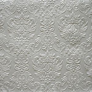 Serviette Ornaments Silber B33 cm
