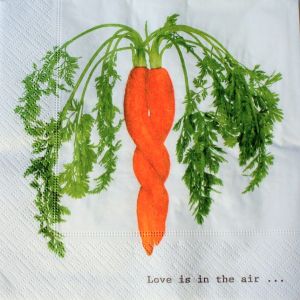 Motivserviette Gemüse B33 cm