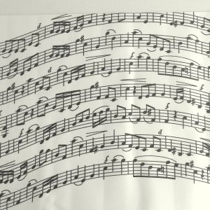 Läufer Notenspiel B220 x T30 cm