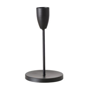 Leuchter Schwarz H15 cm