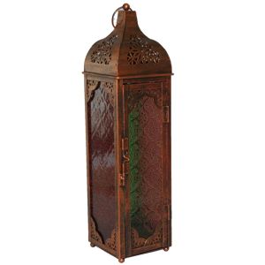 Windlicht Orient Kupfer B10 x T10 x H40 cm