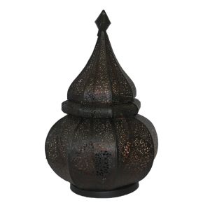 orientalische Laterne mit Glühbirne