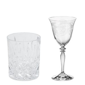Weinglas Toskana mit Kristall-Tumbler