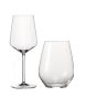 Glasset Style 2teilig Weiss&Uni
