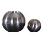 2 Stück Teelichthalter Chromkugel