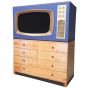 Display Blende RetroTV - Blau