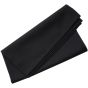 Serviette Stoff Schwarz B50 x T50 cm
