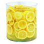 Zylindervase mit Lemonenfüllung D18 cm