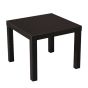 Beistelltisch B55 x T55 cm Schwarz