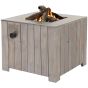 Loungetisch mit Feuerstelle B70 x T70 cm