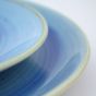 Tellerset Stonecast 2teilig Blau