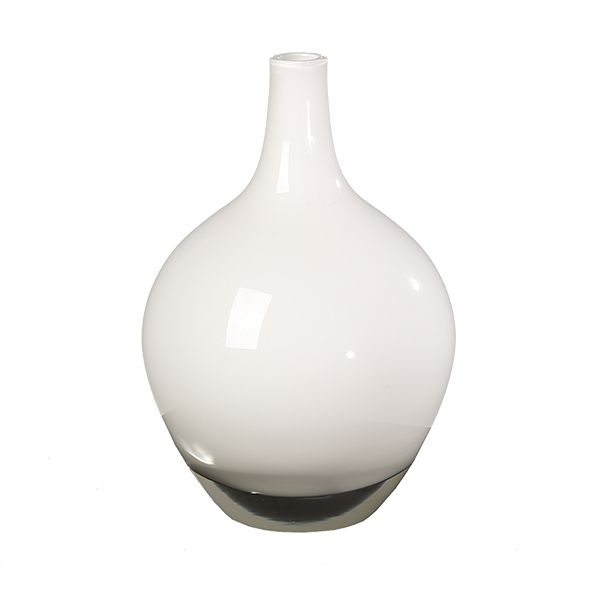 Vase Swing Weiß D12,5 cm