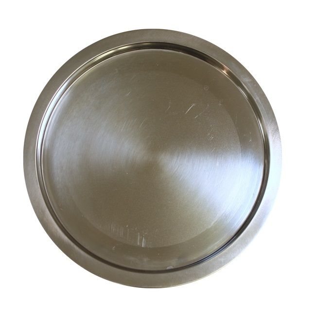 Tablett Edelstahl D38 cm