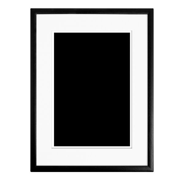 Rahmen Schwarz-Weiß B251 x H153 cm 