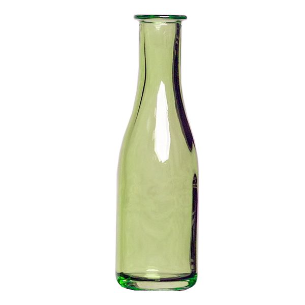 Flaschenvase  Grün H20 x D5,5 cm