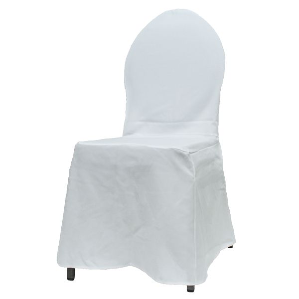 Bankettstuhl mit Husse Weiß
