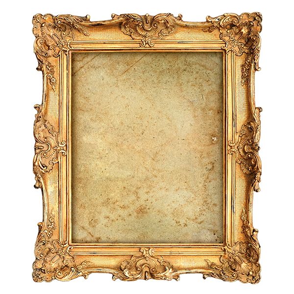 Rahmen Gold B75 x T46 cm