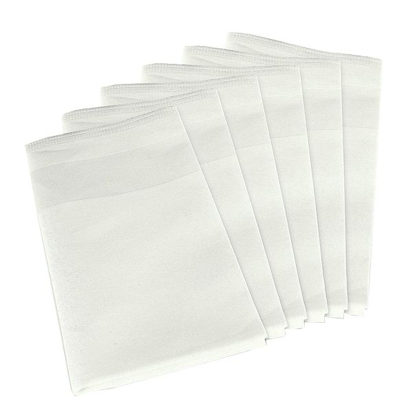 Serviette Stoff Weiss B50 x T50 cm