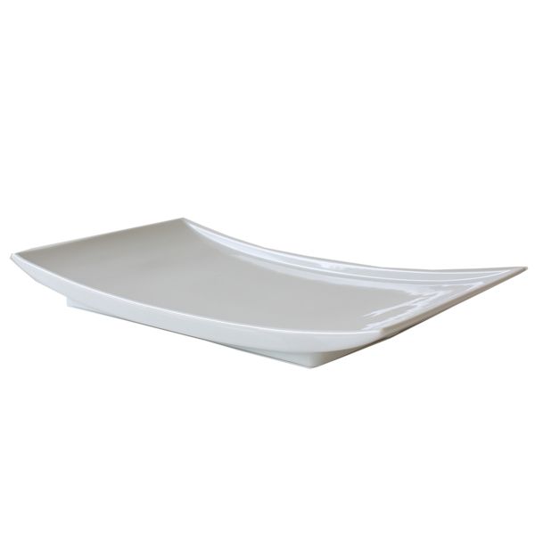 Schale Keramik Weiss B36 x T20 cm