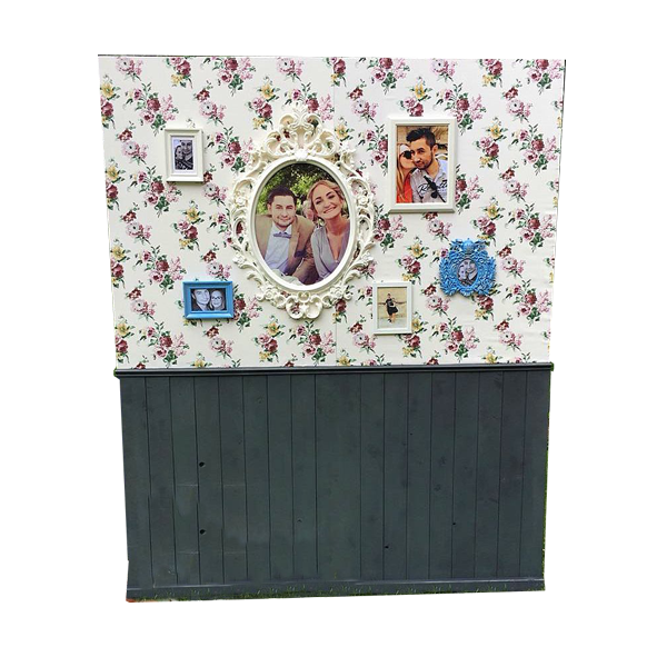 Fotowand B180 x T50 x H200 cm