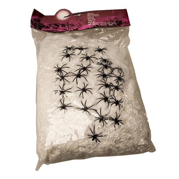 Spinnenetz mit 25 Spinnen