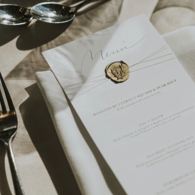 Pimp deine Menükarte:   individuelle Papeterie von AESTHETIC ATELIER 